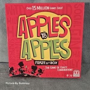 New In Open Box Mattel Apples to Apples Party Game - Red